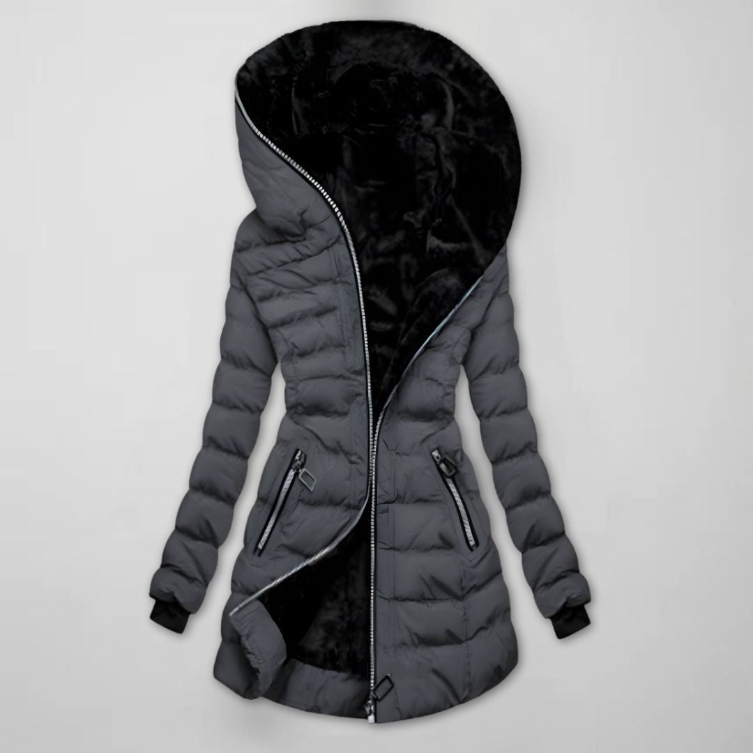 Elegante Winterjas voor Dames met Warme Voering