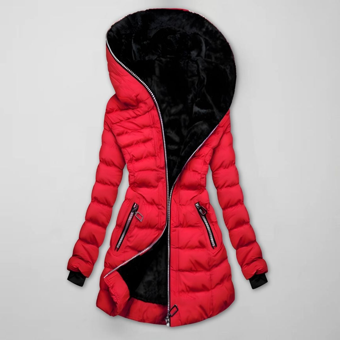 Elegante Winterjas voor Dames met Warme Voering