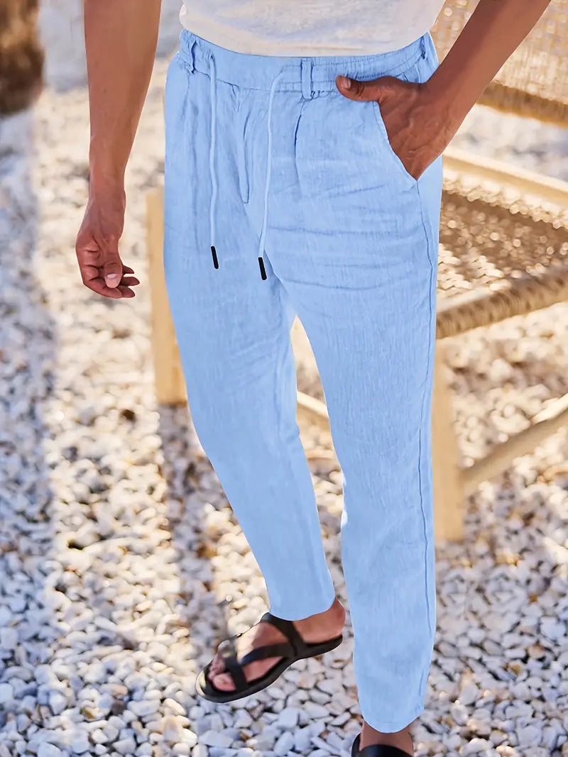 Rens™ | Casual Broek Met Koord