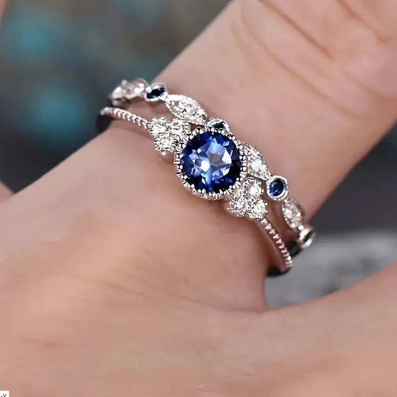Elegante gouden ringenset met verfijnde details