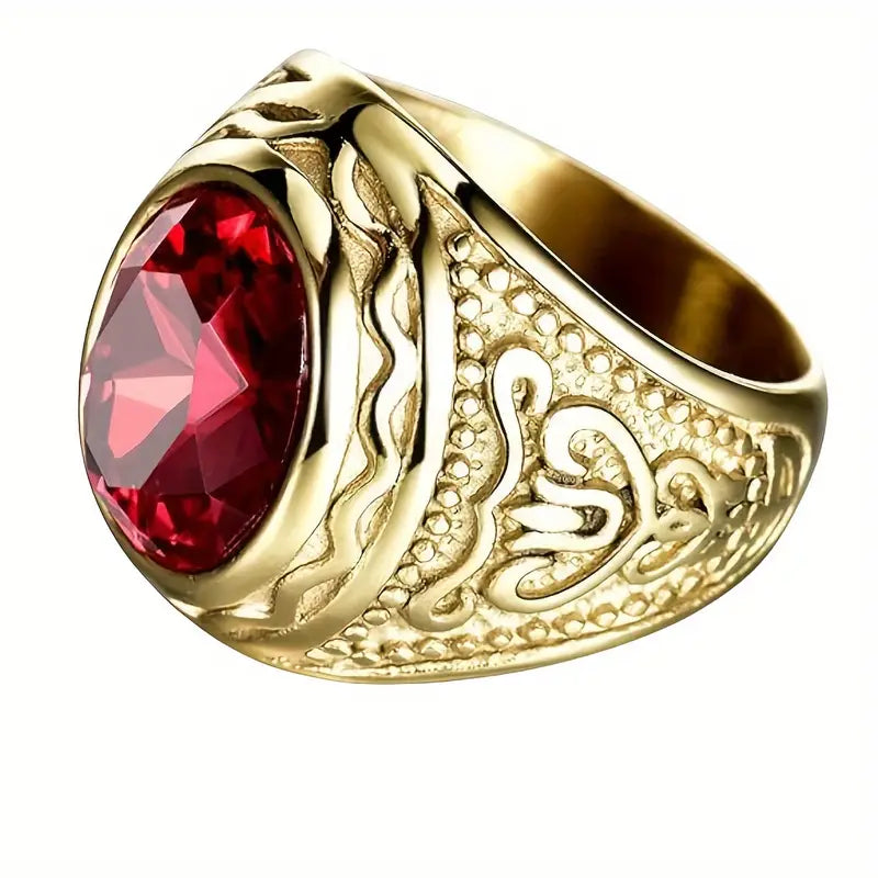 Elegante gouden ring met verfijnde details