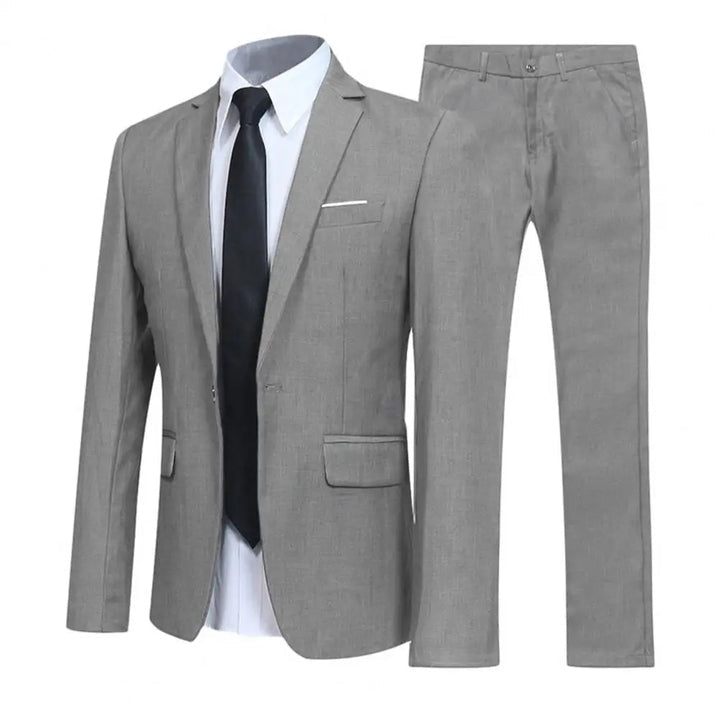 Heren Herenpak met Elegante Stijl voor een Comfortabele Pasvorm