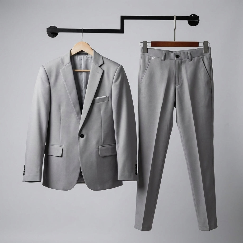 Heren Herenpak met Elegante Stijl voor een Comfortabele Pasvorm