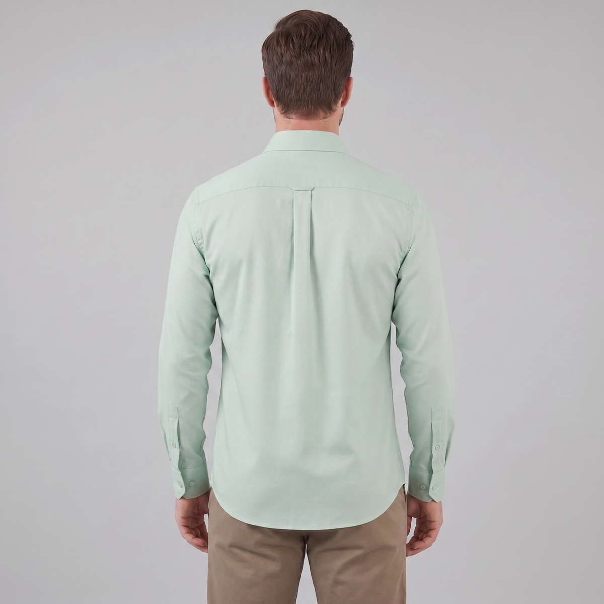 Heren Overhemd Slim Fit Lange Mouwen