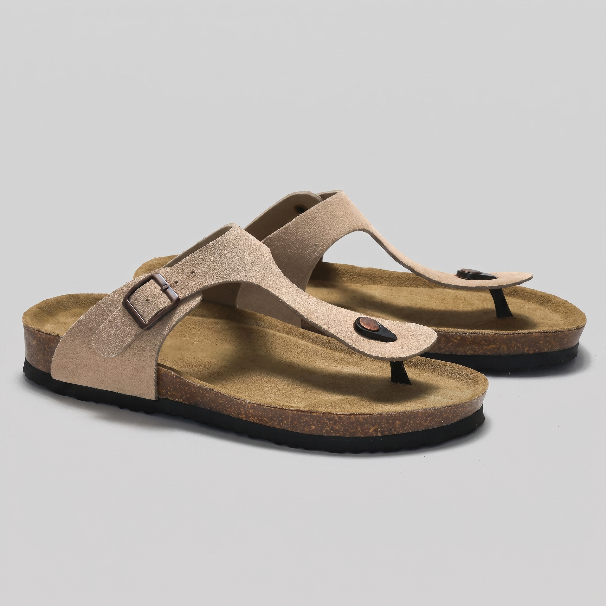 Heren Slippers Met Gesp