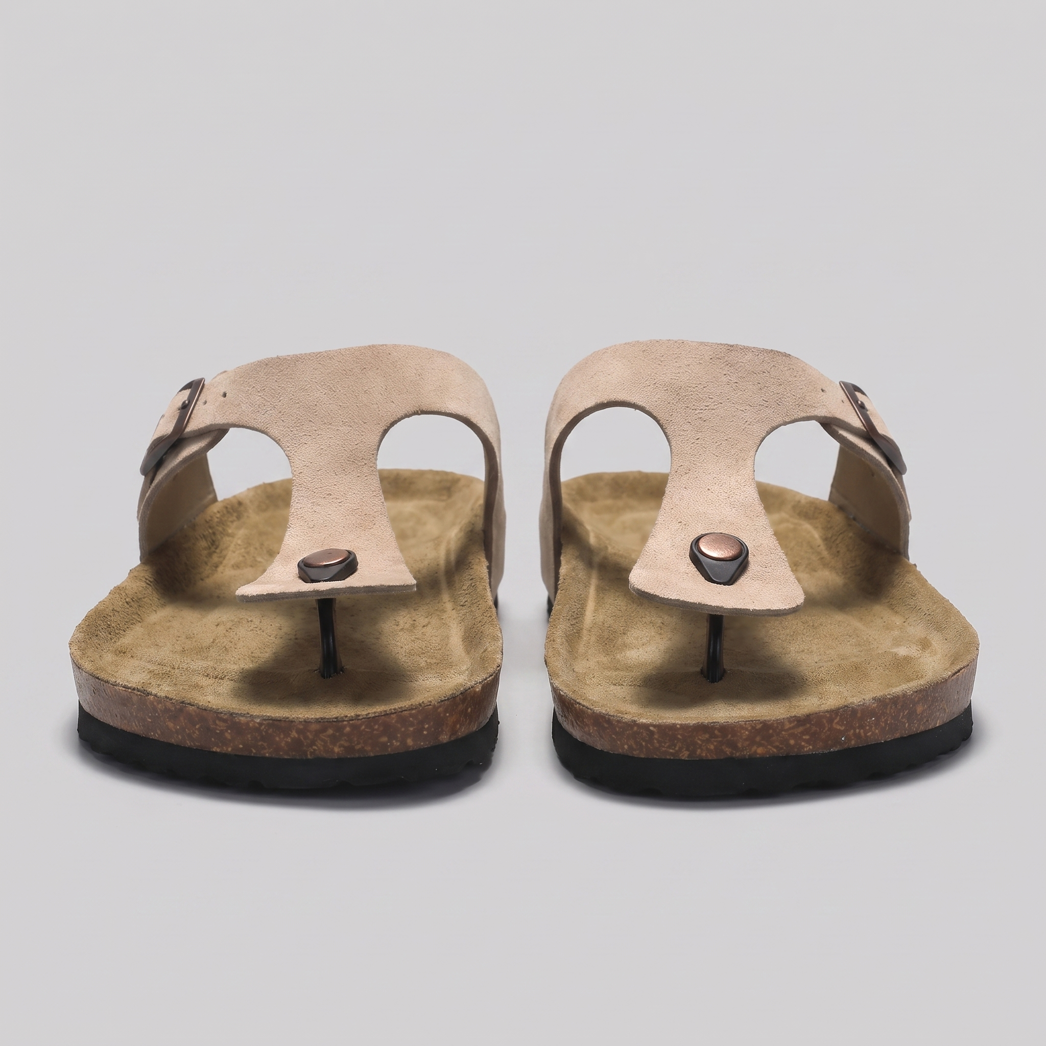 Heren Slippers Met Gesp