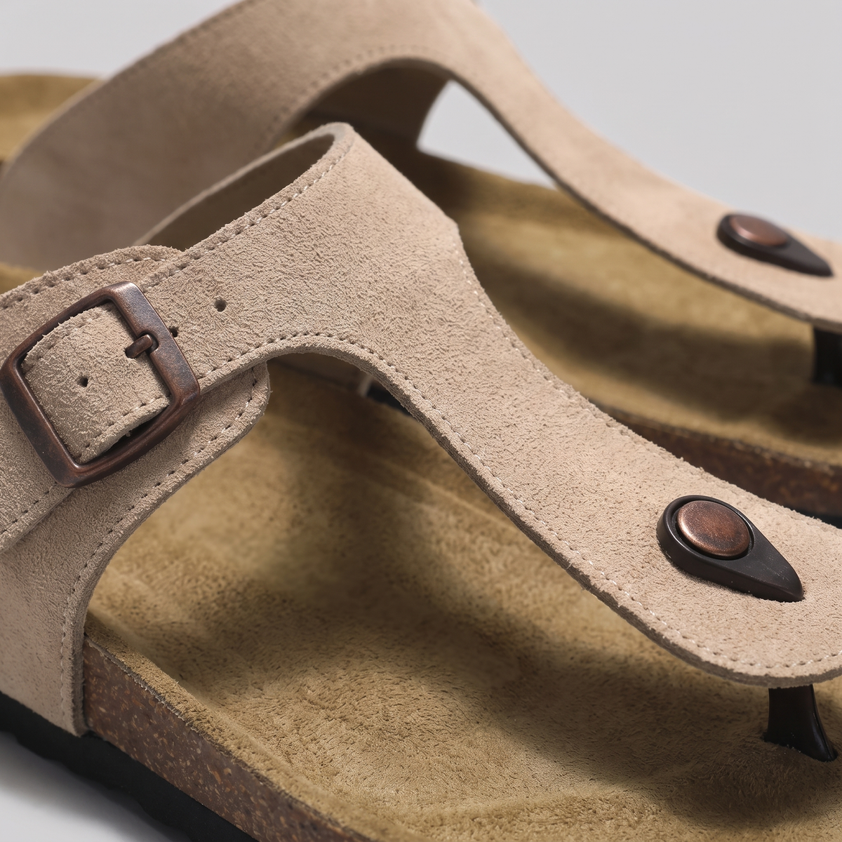Heren Slippers Met Gesp