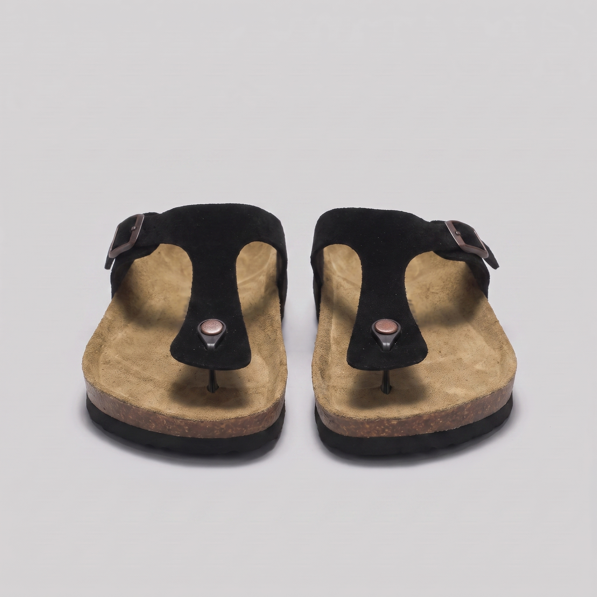 Heren Slippers Met Gesp