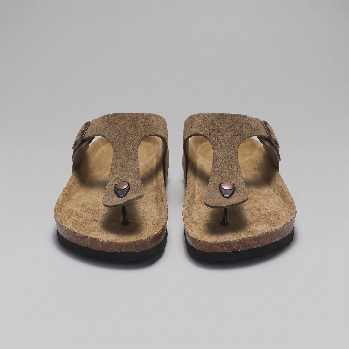 Heren Slippers Met Gesp