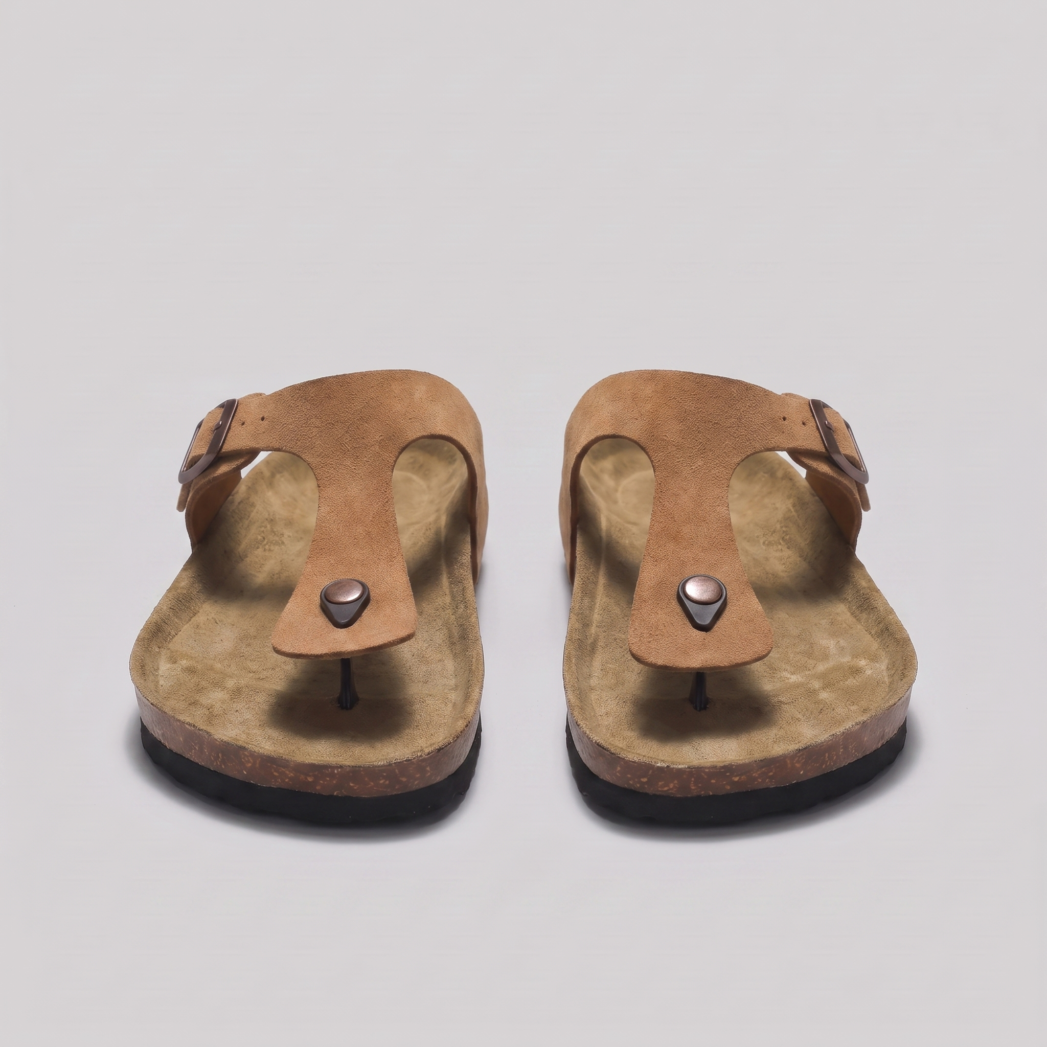Heren Slippers Met Gesp