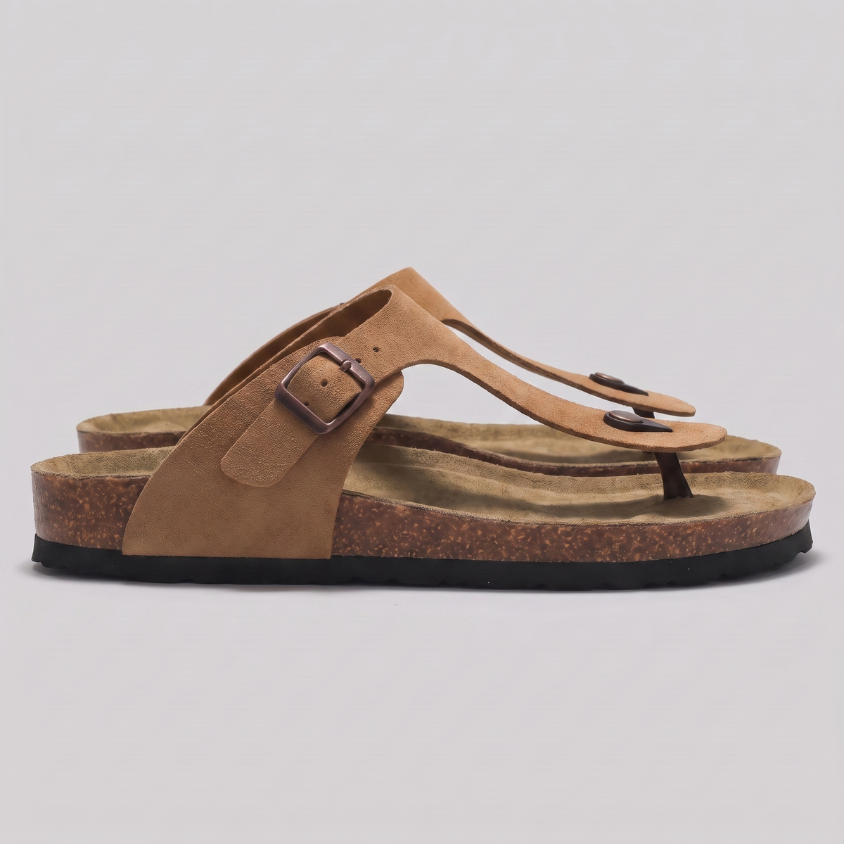 Heren Slippers Met Gesp