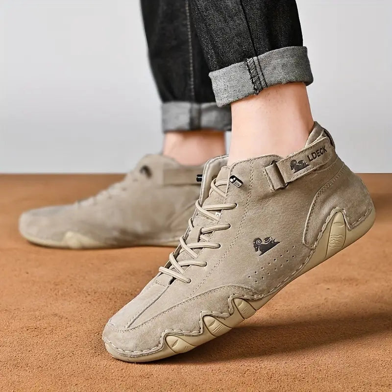 Heren Sneakers met Hoge Schacht en Vetersluiting