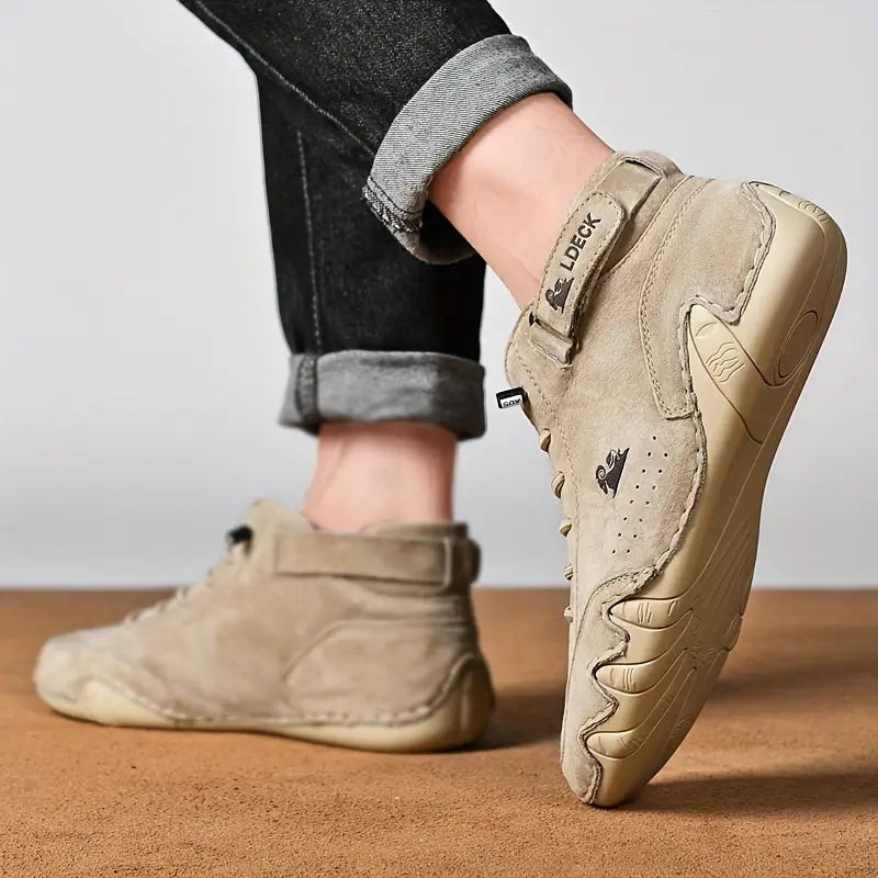 Heren Sneakers met Hoge Schacht en Vetersluiting