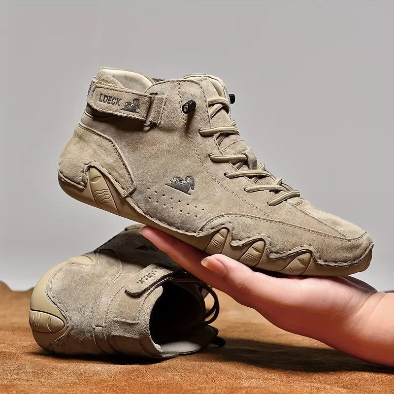 Heren Sneakers met Hoge Schacht en Vetersluiting