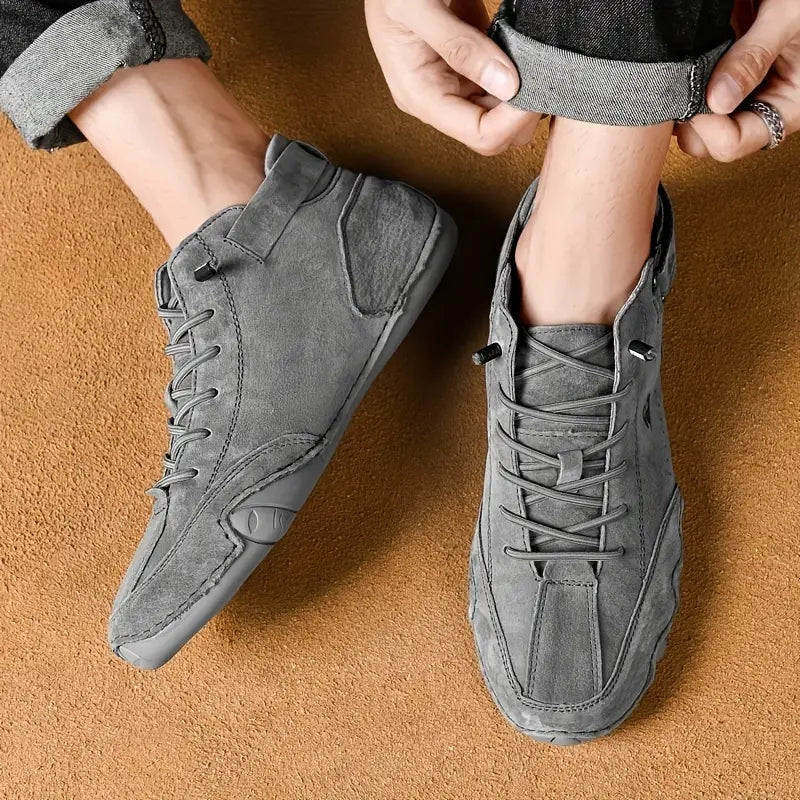 Heren Sneakers met Hoge Schacht en Vetersluiting