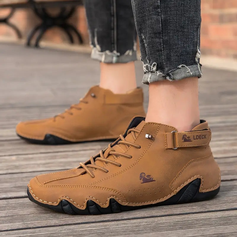 Heren Sneakers met Hoge Schacht en Vetersluiting