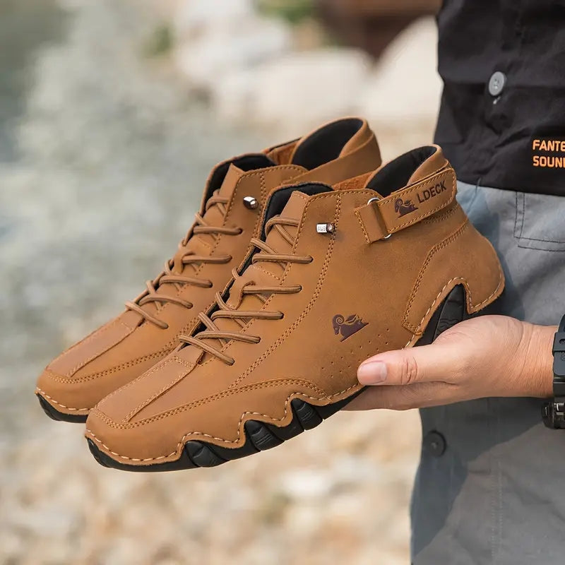 Heren Sneakers met Hoge Schacht en Vetersluiting
