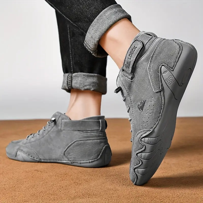 Heren Sneakers met Hoge Schacht en Vetersluiting