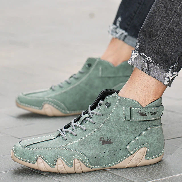 Heren Sneakers met Hoge Schacht en Vetersluiting