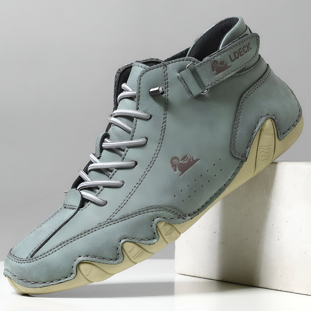 Heren Sneakers met Hoge Schacht en Vetersluiting