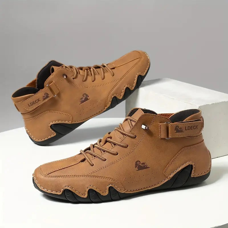 Heren Sneakers met Hoge Schacht en Vetersluiting