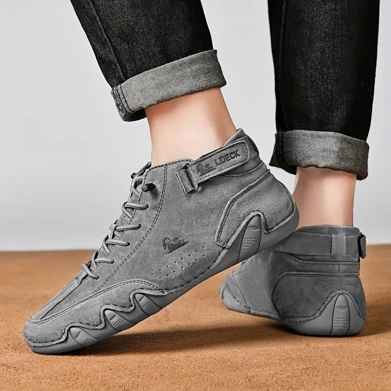 Heren Sneakers met Hoge Schacht en Vetersluiting