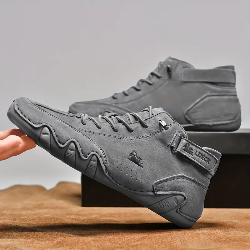 Heren Sneakers met Hoge Schacht en Vetersluiting