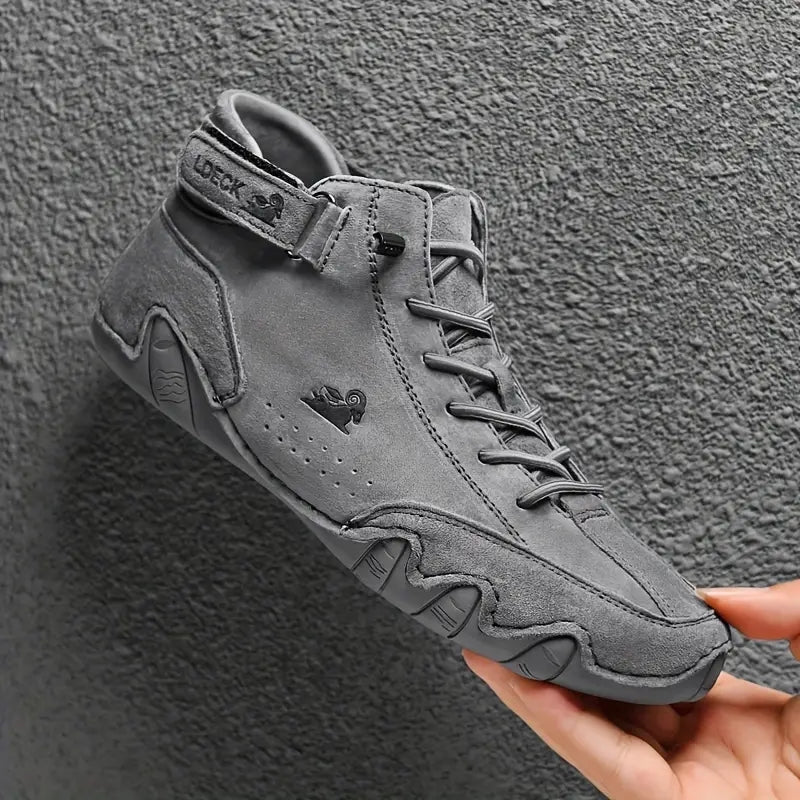 Heren Sneakers met Hoge Schacht en Vetersluiting