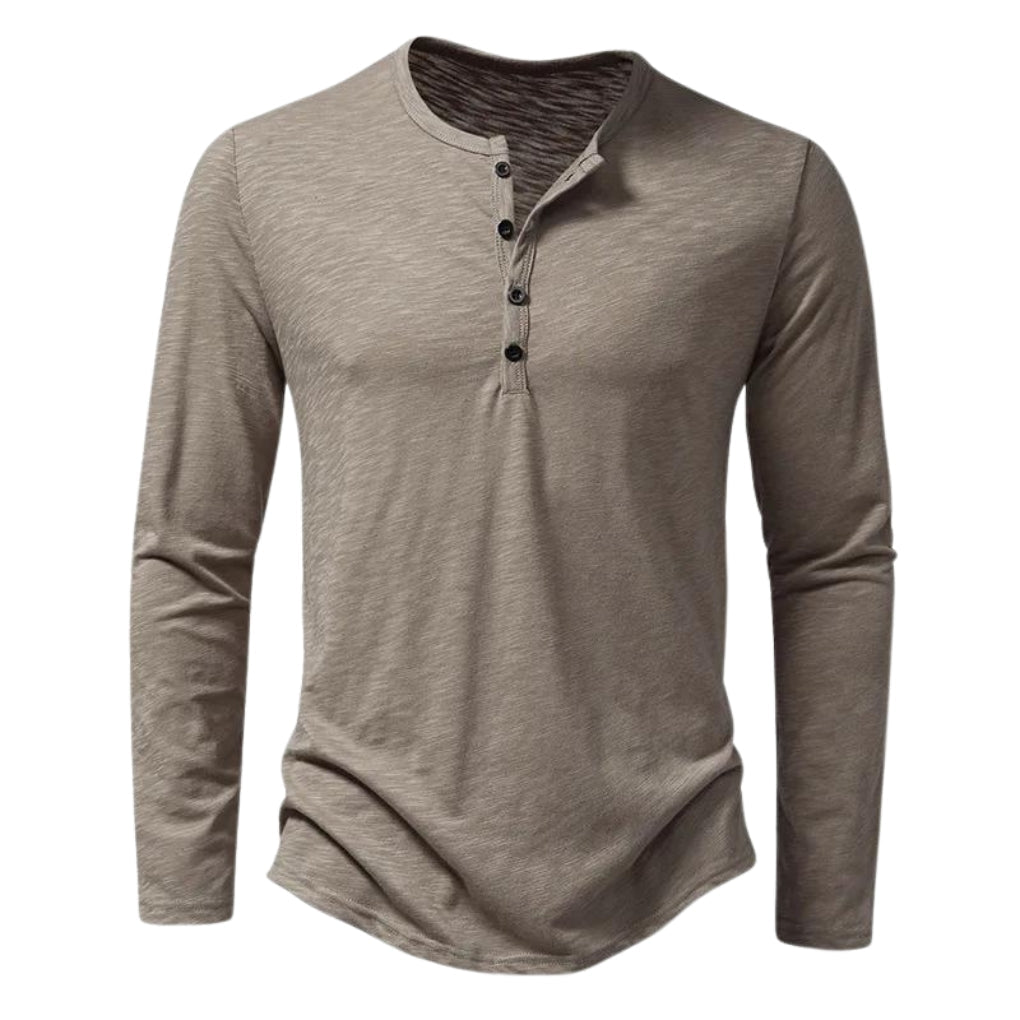 Heren T-shirt Casablanca met Lange Mouwen en Zacht Katoen