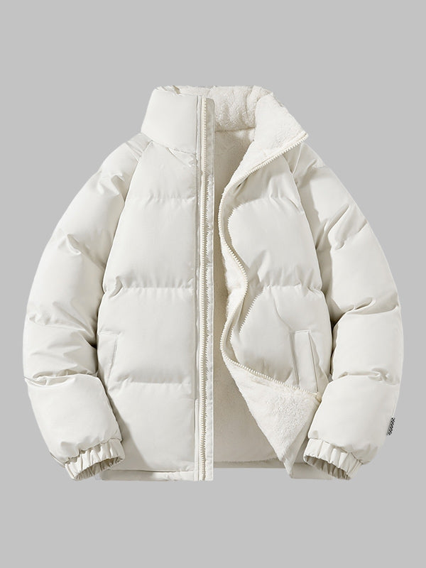 Heren Winterjas met Fleecevoering en Waterdicht Materiaal voor Jacket
