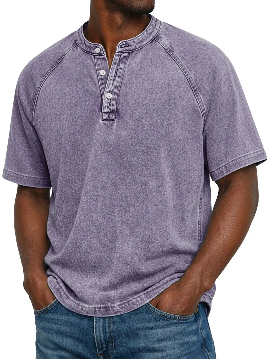 Herenshirt Met Knopen Korte Mouwen Casual