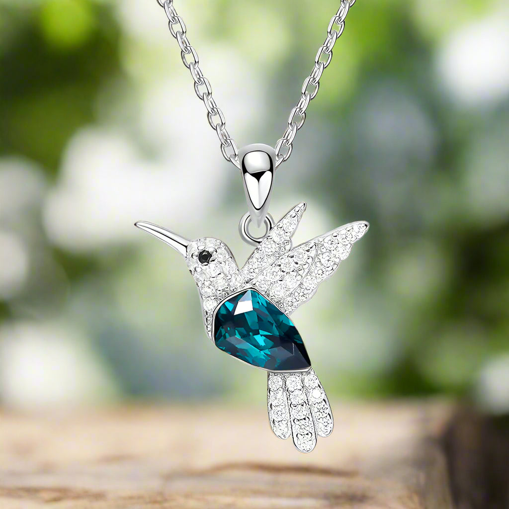 Hummingbird Sparkle Ketting met Zirkonia