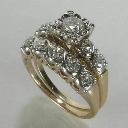 Elegante gouden ring met verfijnde glans