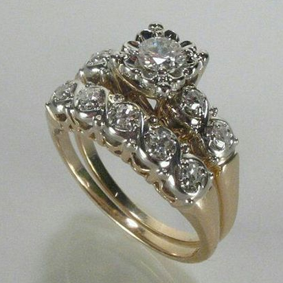 Elegante gouden ring met verfijnde details