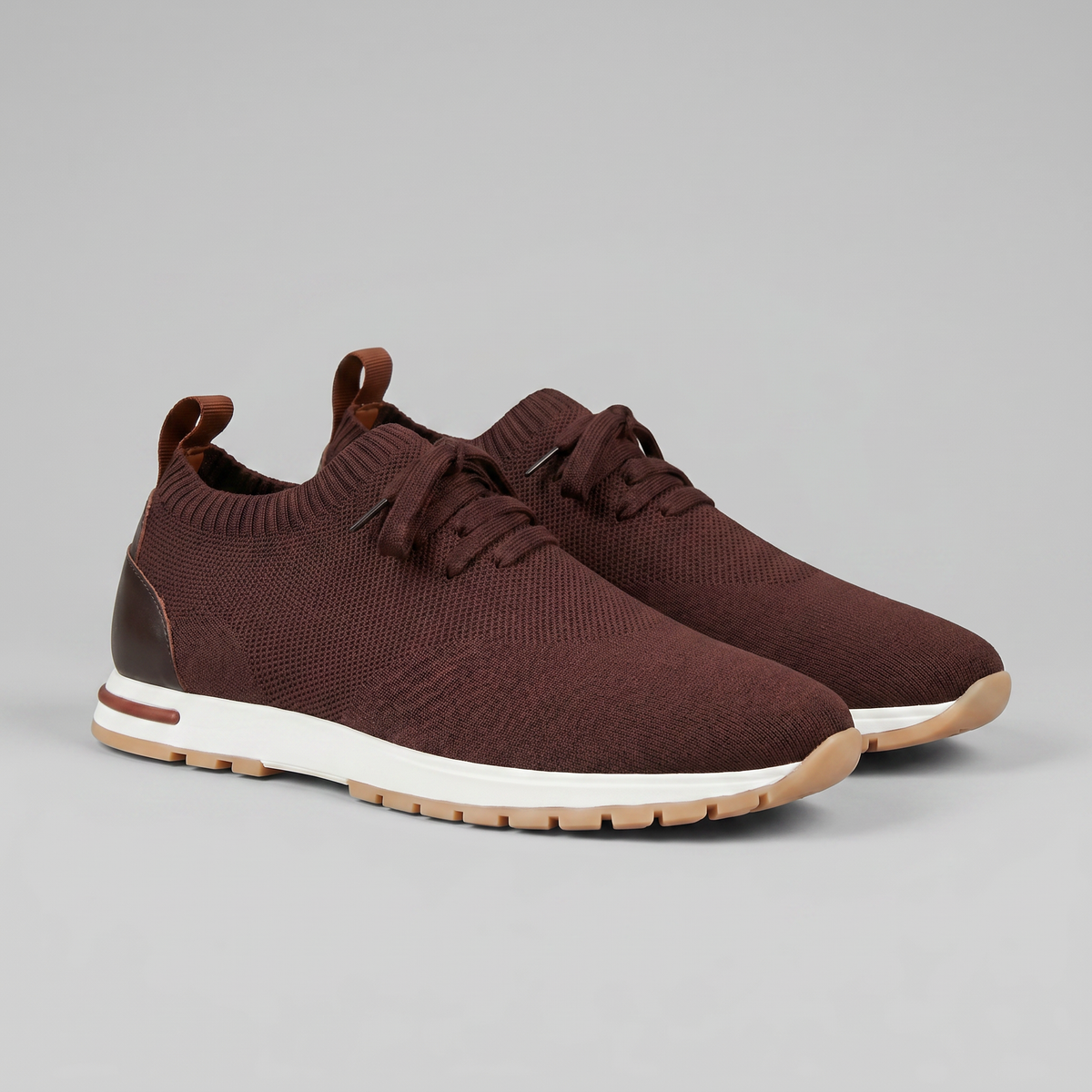 Knit Sock Lace-Up Trainers Heren Casual