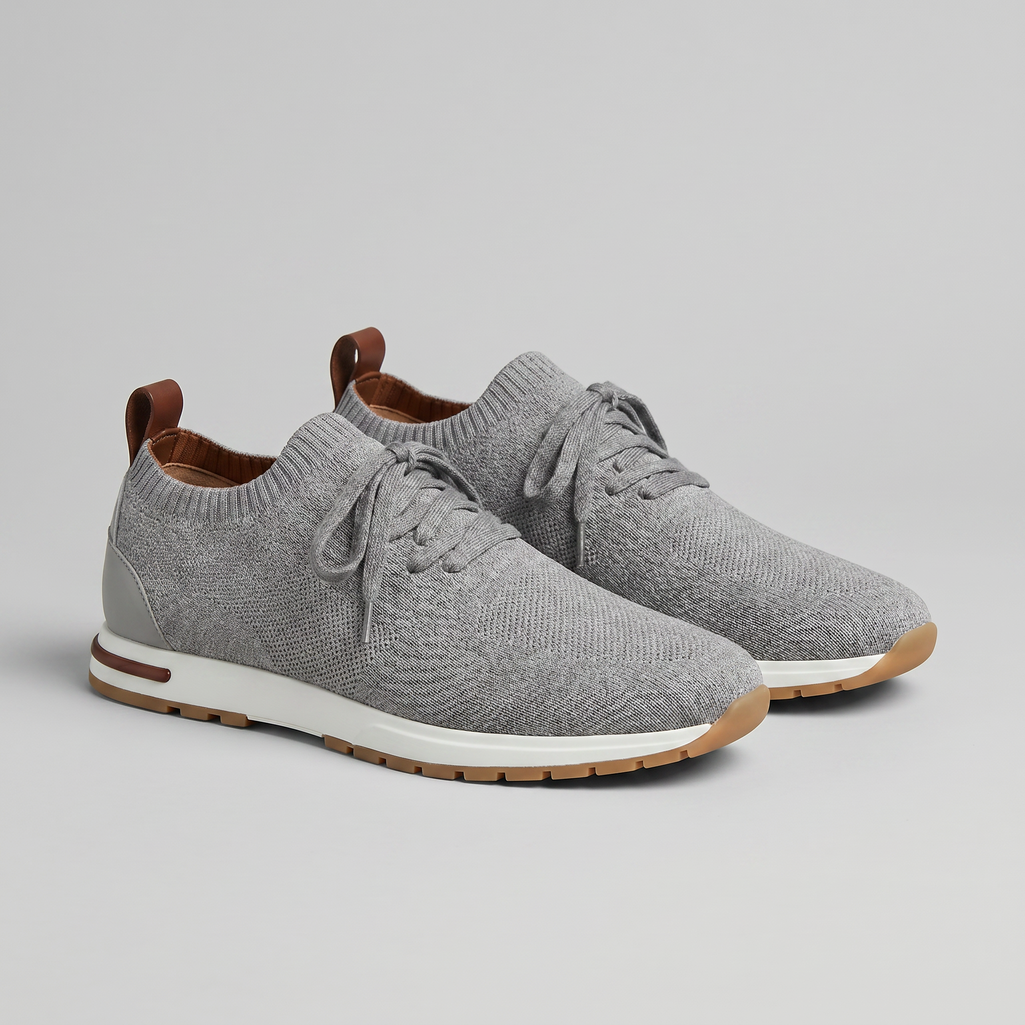 Knit Sock Lace-Up Trainers Heren Casual