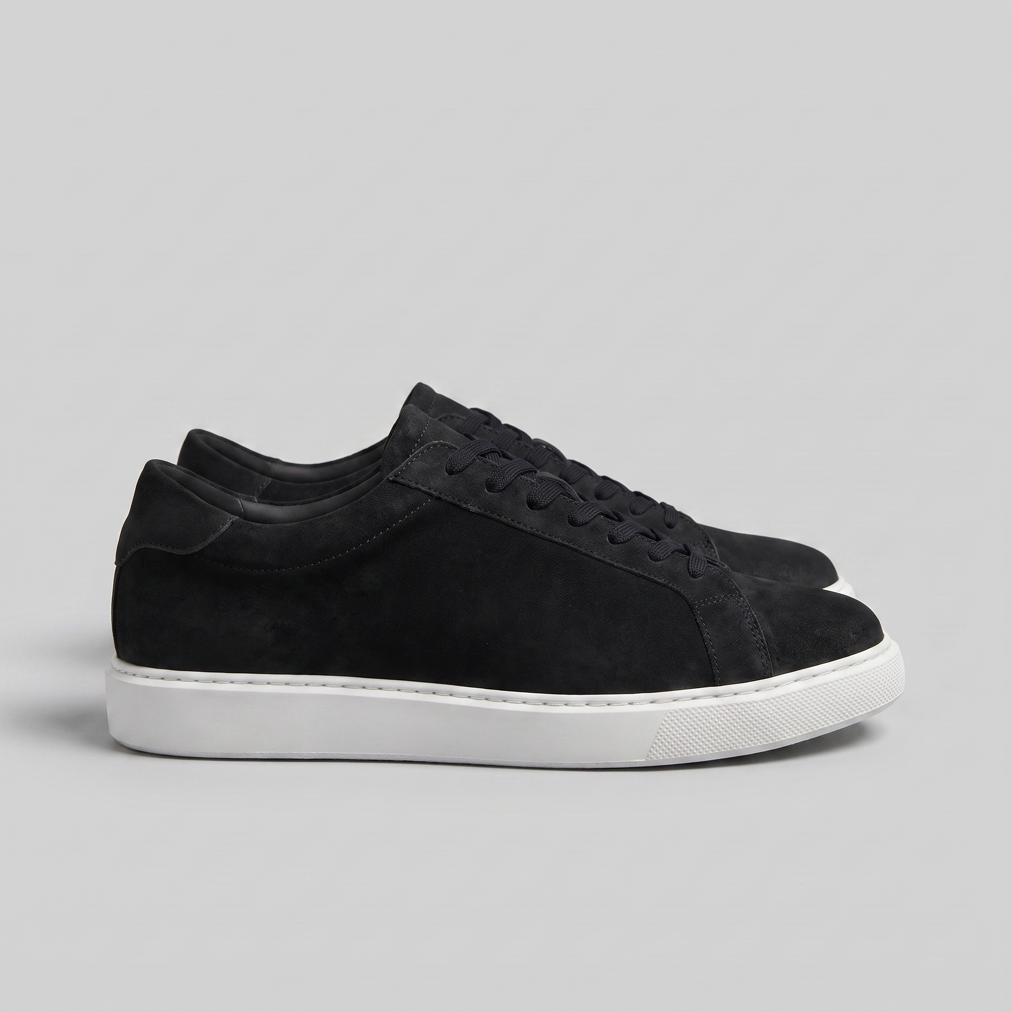 Lage Sneakers Heren Suede Grijs Casual