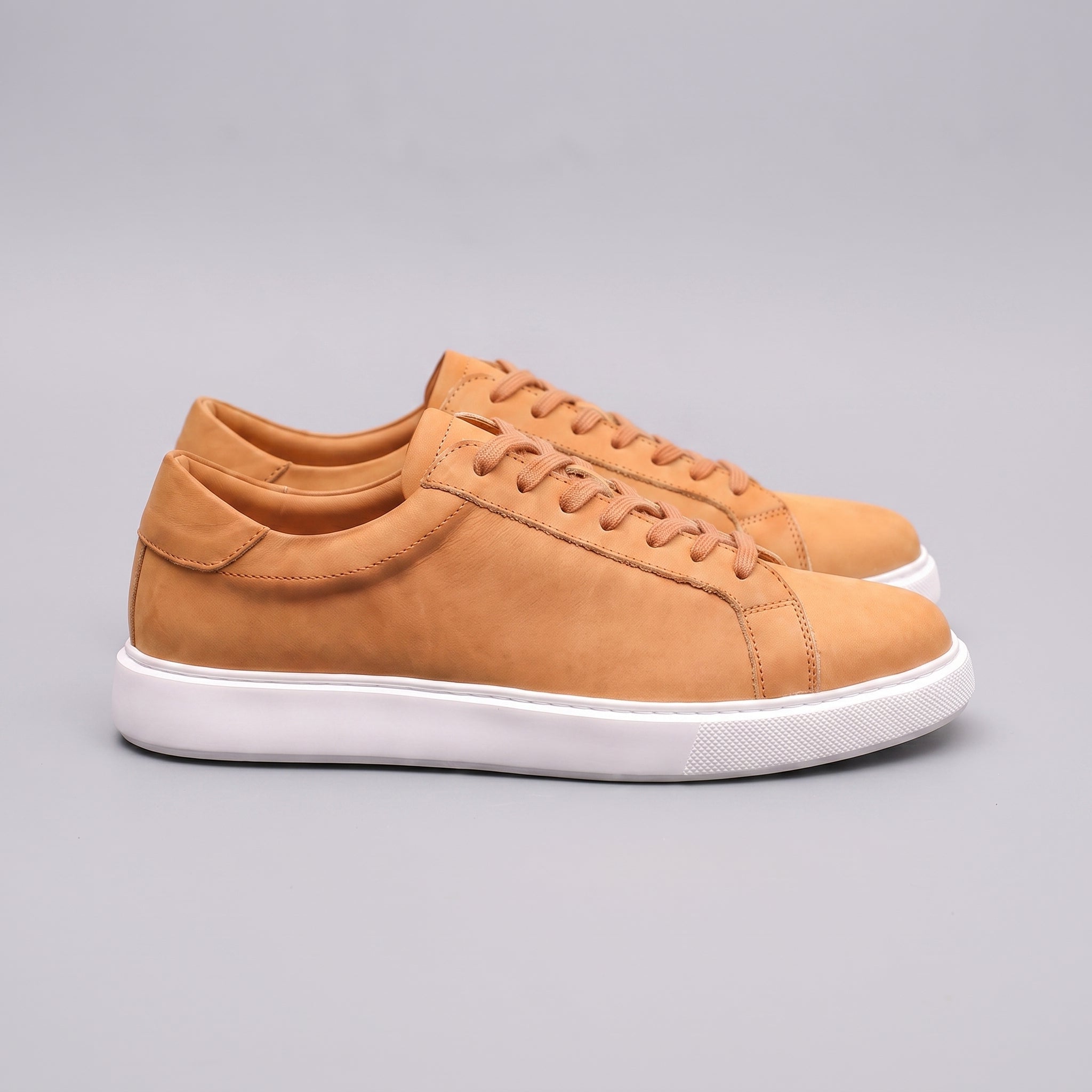 Lage Sneakers Heren Suede Grijs Casual