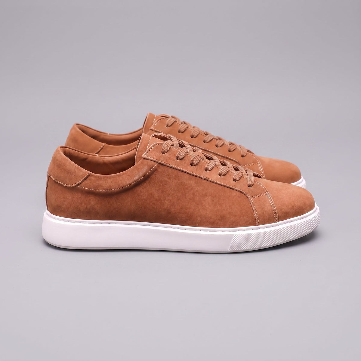 Lage Sneakers Heren Suede Grijs Casual