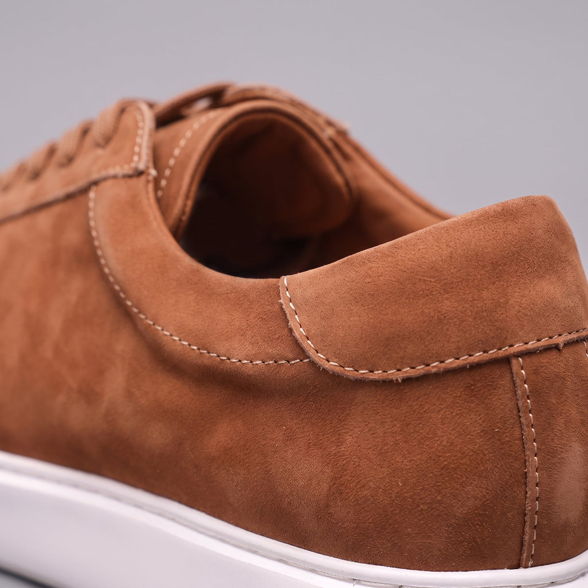 Lage Sneakers Heren Suede Grijs Casual