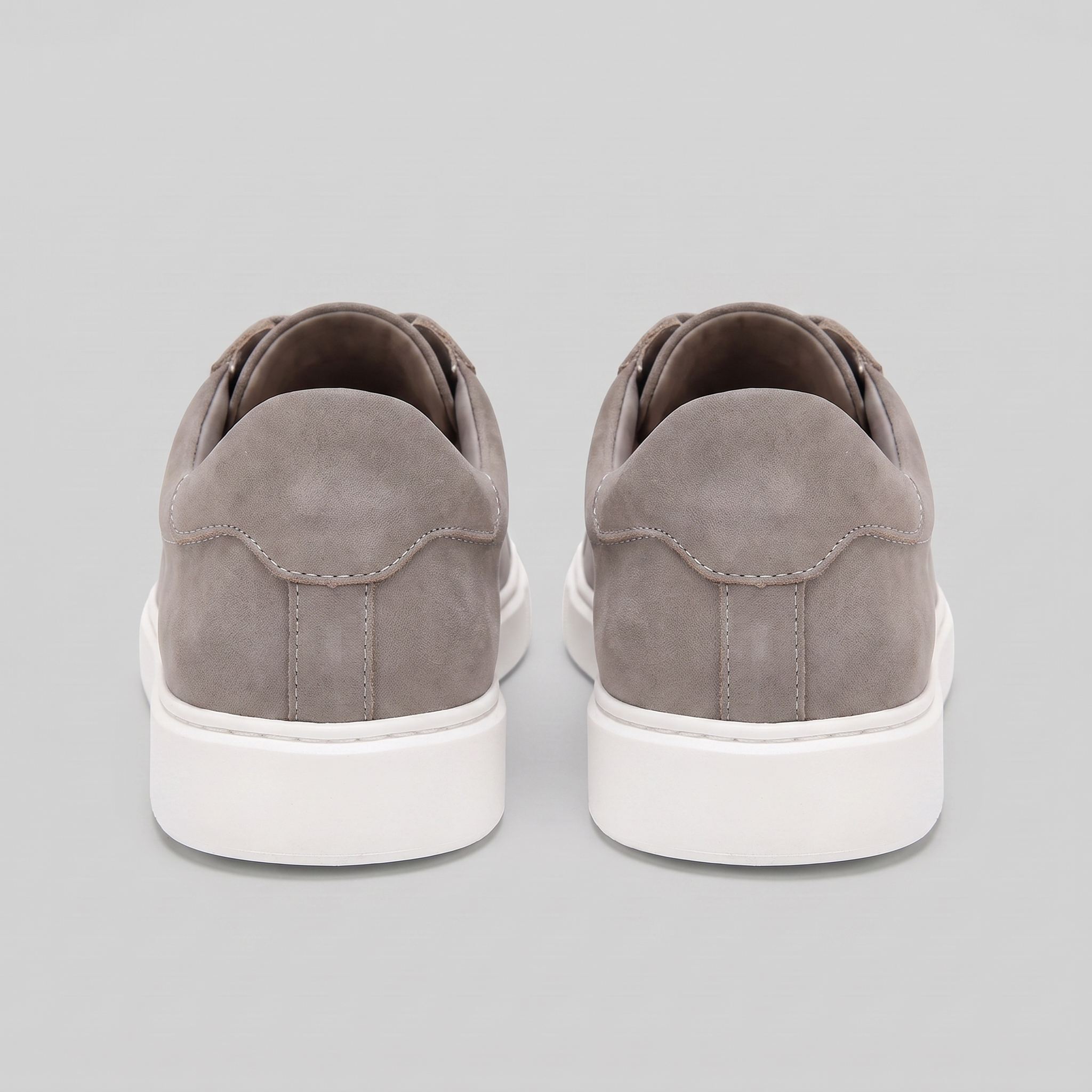 Lage Sneakers Heren Suede Grijs Casual