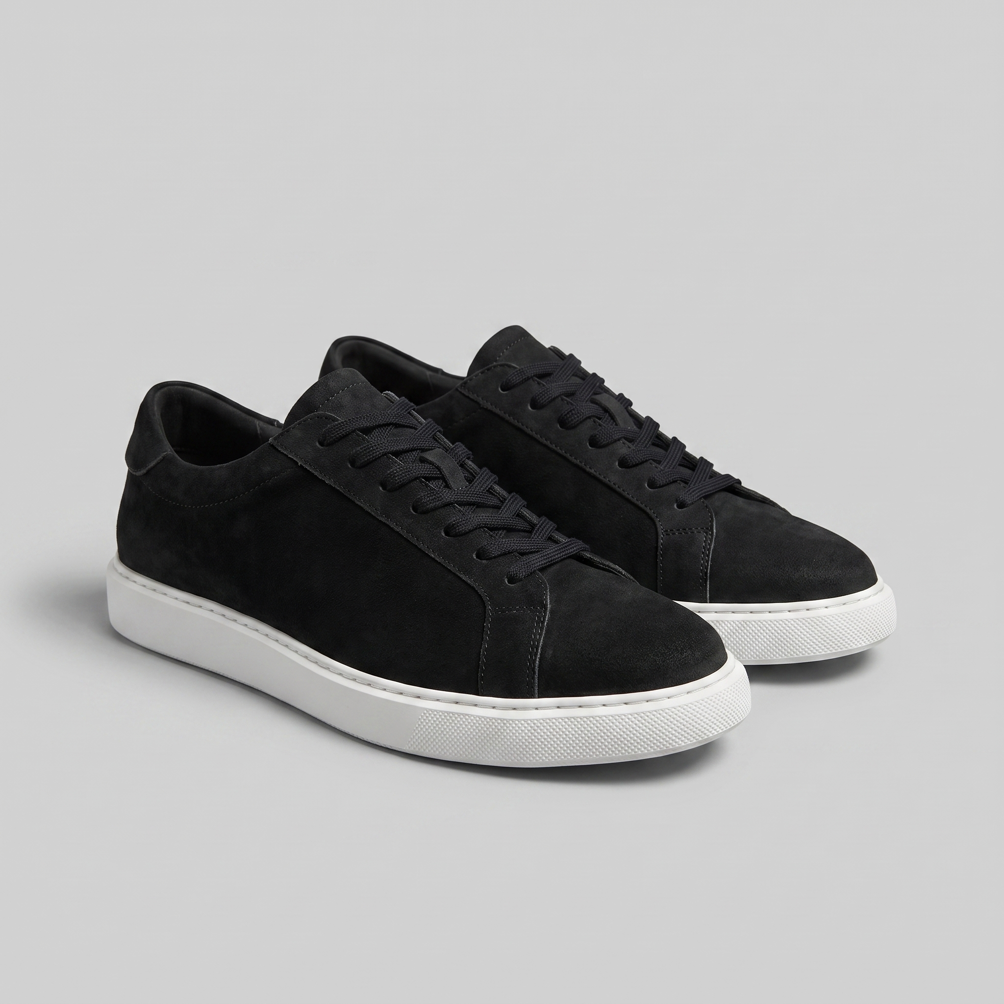 Lage Sneakers Heren Suede Grijs Casual