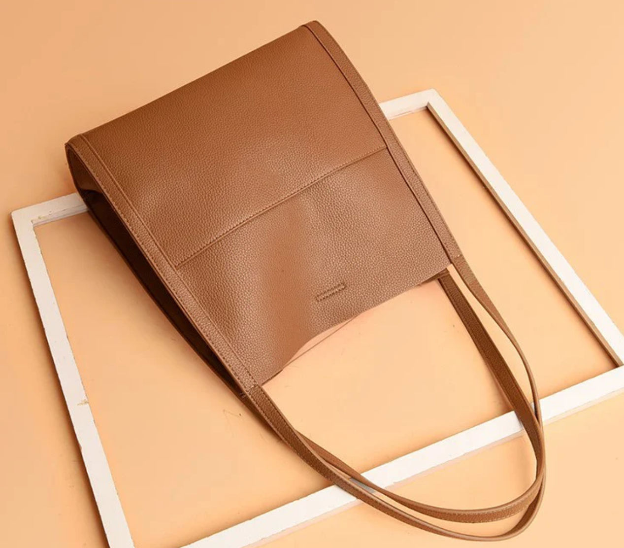 Lederen Schoudertas Dames Draagtas Organizer Casual