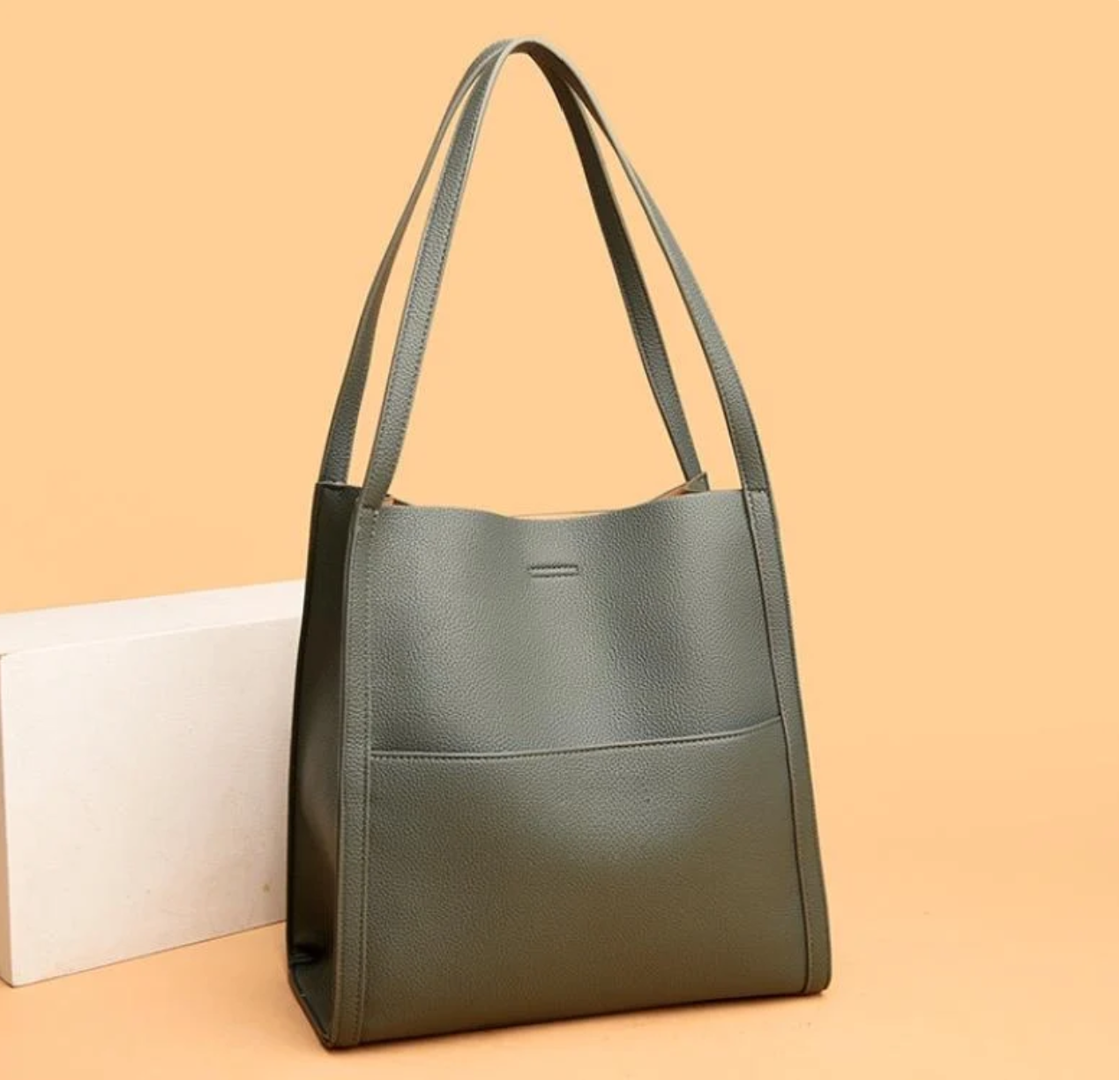 Lederen Schoudertas Dames Draagtas Organizer Casual