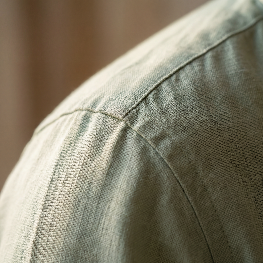 Linnen Shirt Heren Lange Mouwen Casual Zomer