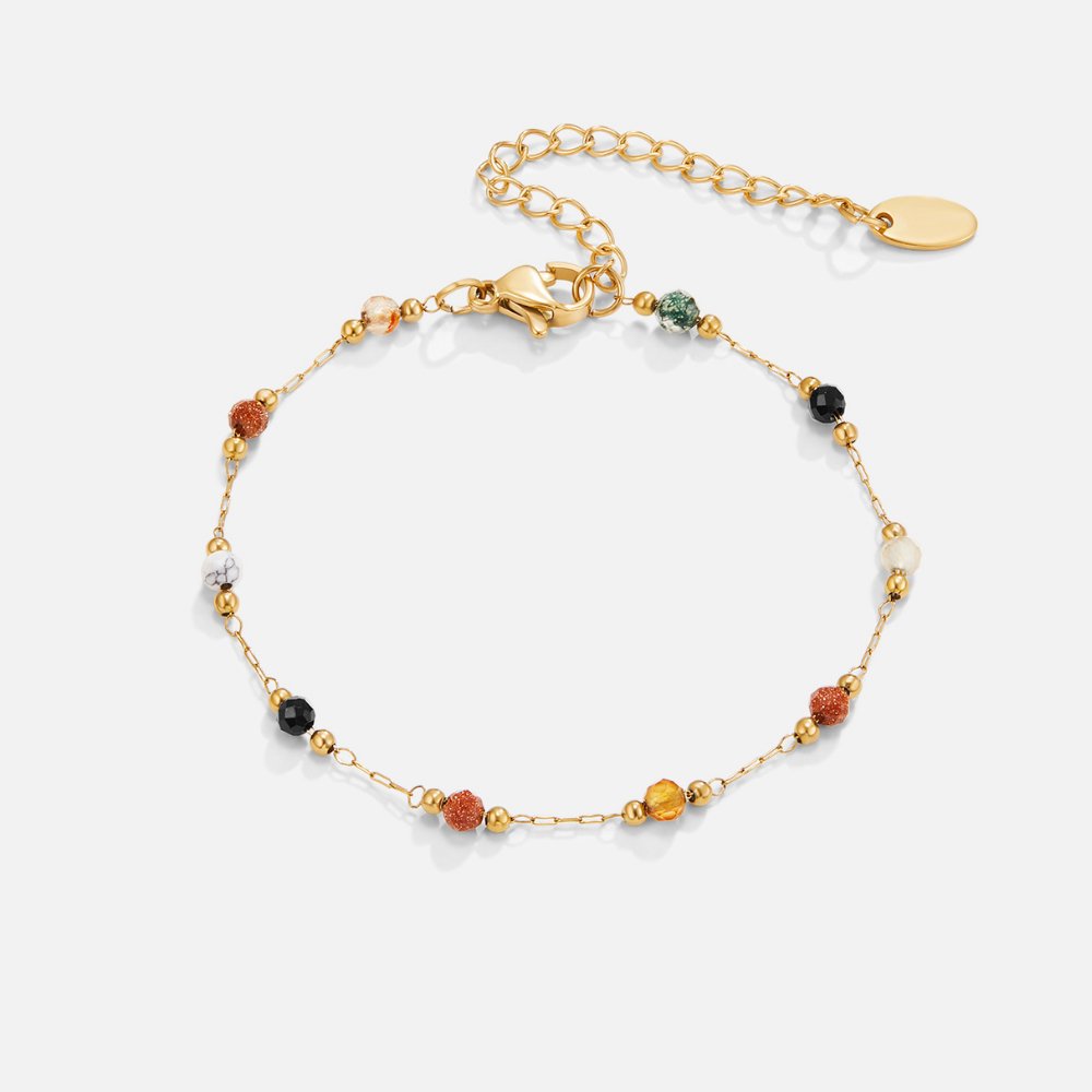 Elegante zilveren steinarmband met verfijnde details