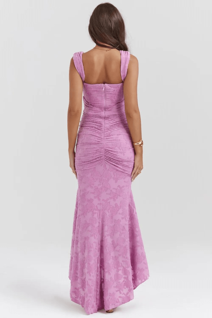 Maxi Jurk Dames Ronde Hals Lange Mouwen Casual