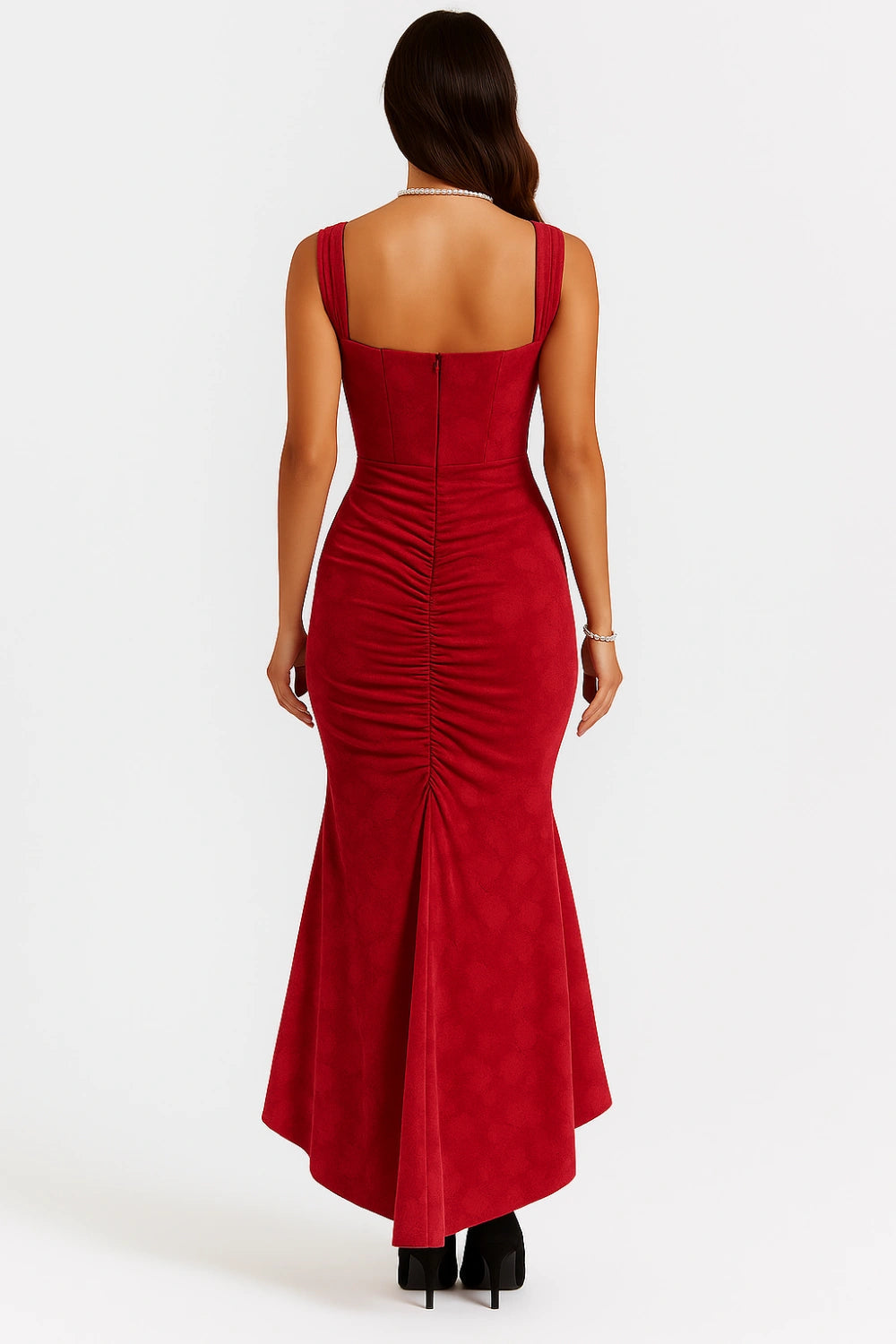 Maxi Jurk Dames Ronde Hals Lange Mouwen Casual