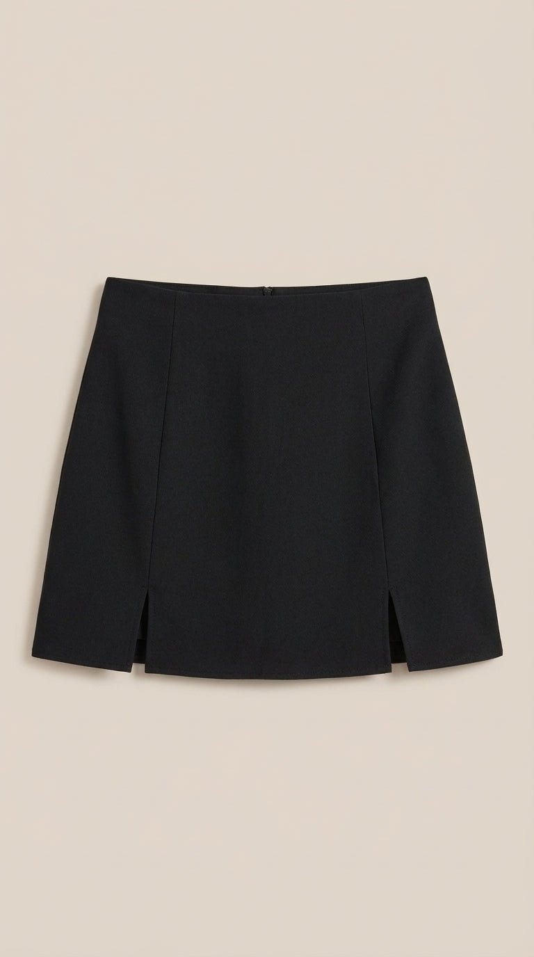 Minirock Dames High Waist Zijspleet Zomer Casual