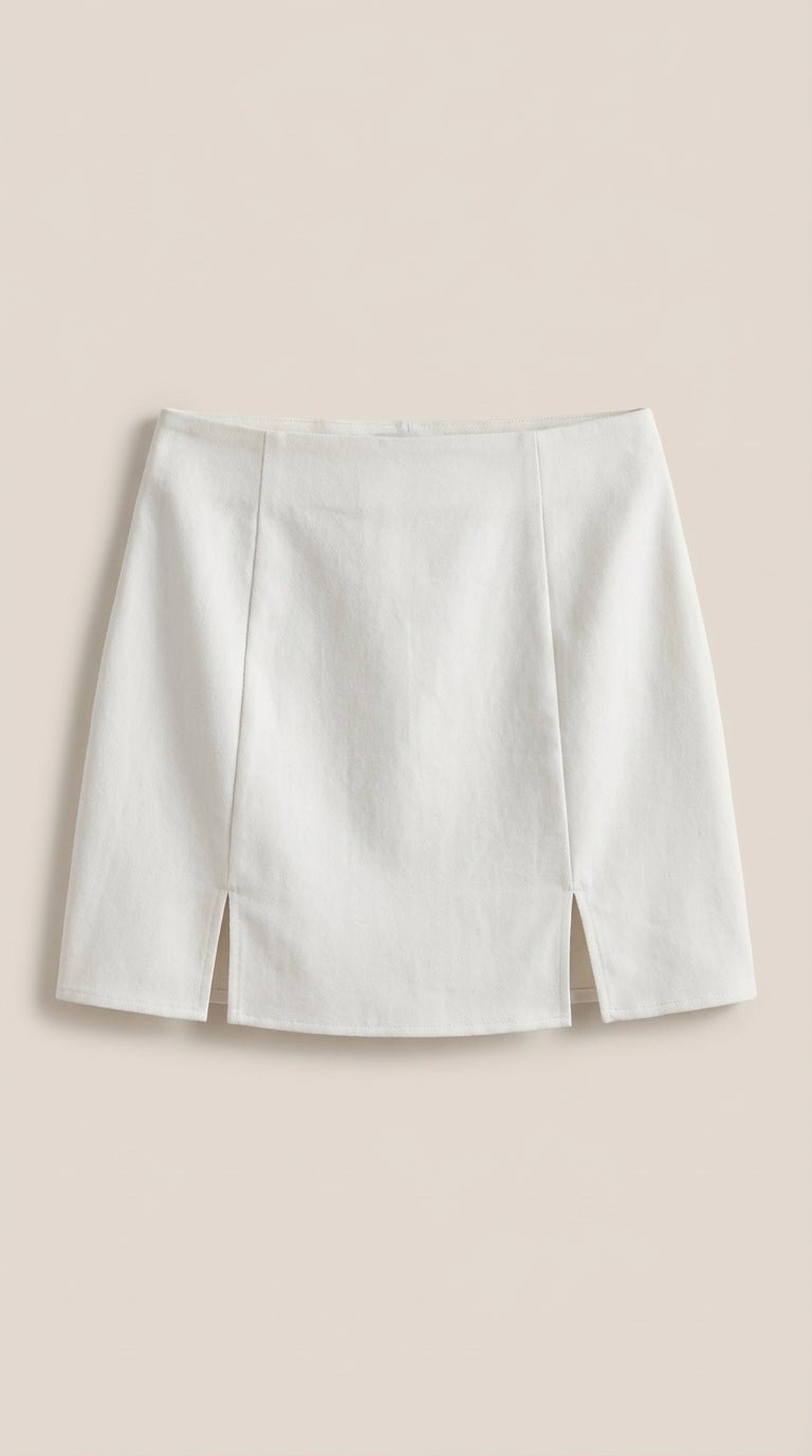 Minirock Dames High Waist Zijspleet Zomer Casual